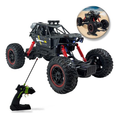Carrinho De Controle Remoto 4x4 Monster Truck Raio Fumaça