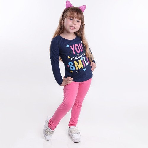 Kit De 12 Roupas Infantil Menina 6 Blusas Longa + 6 Calças - Image 6