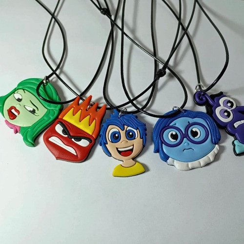 Kit Colares Divertidamente Filme Disney Infantil Lembrança - Image 2