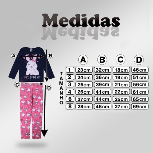 Kit De 12 Roupas Infantil Menina 6 Blusas Longa + 6 Calças - Image 7