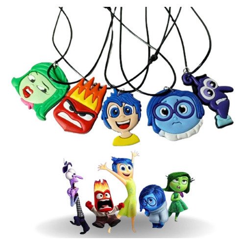 Kit Colares Divertidamente Filme Disney Infantil Lembrança