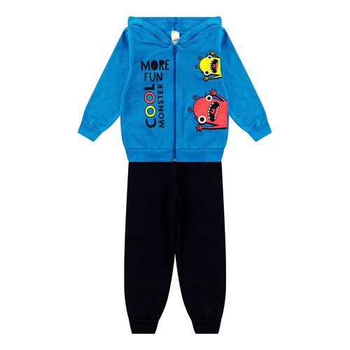 Kit 8 Peças Moletom Infantil Menino Com Capuz E Zíper - Image 3