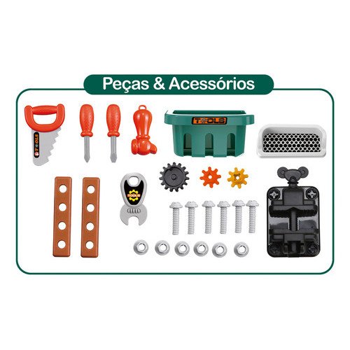 Bancada Maleta De Ferramentas Infantil Deluxe Replay Kids - Image 7